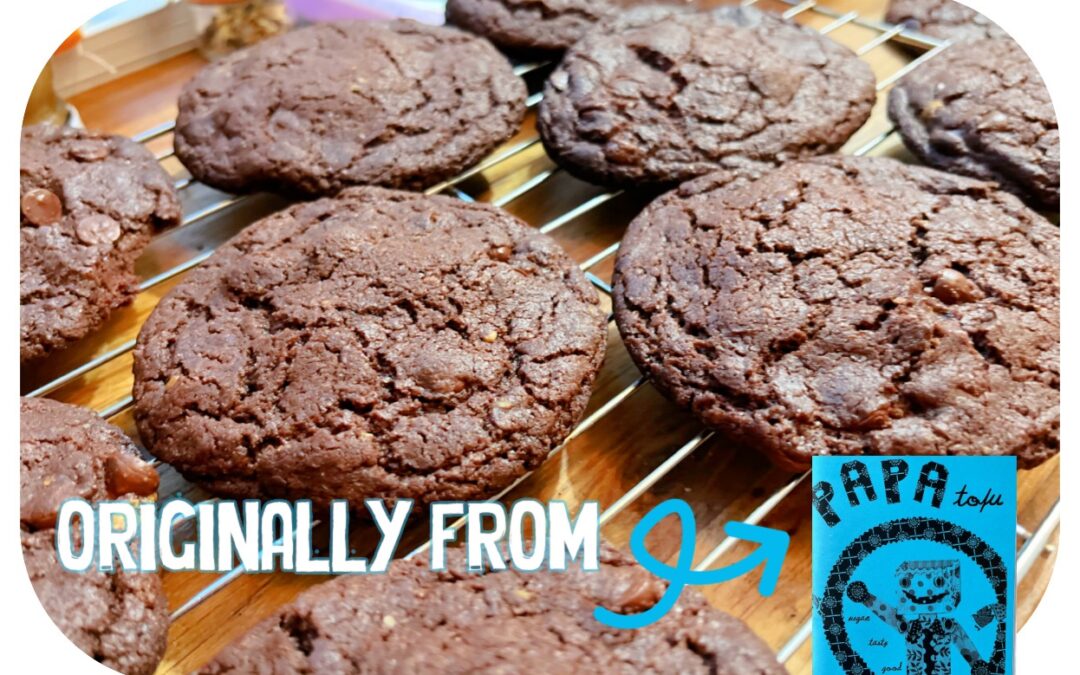 Peanut Butter Stuffed Chocolate, Chocolate Chip Cookies! Vegan + Gluten-Strong!