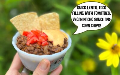 Instant Pot! Quick Lentil Taco Filling. Vegan + Gluten-Free